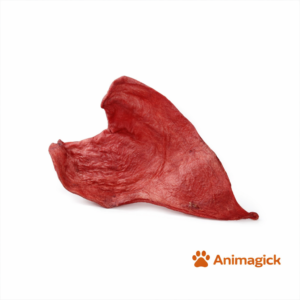 Oreille de boeuf dégraissée à la betterave .