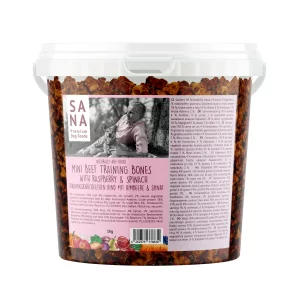 Friandises de bœuf aux framboises et épinards - SANA