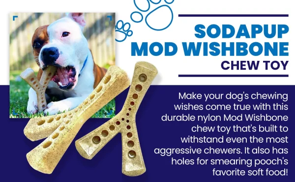 MOD Wishbone Jouet à mâcher en nylon ultra durable  Y Soda  Pup – Image 4