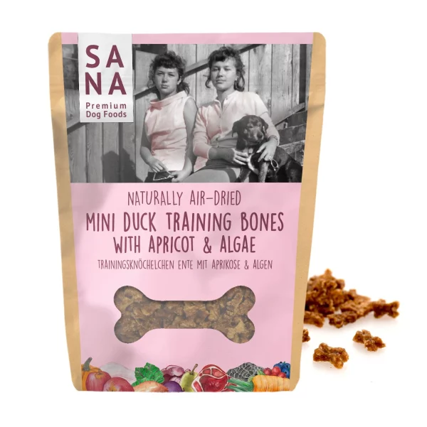 Friandises de Canard à l'abricot et algue-SANA 100 gr & 1 kg