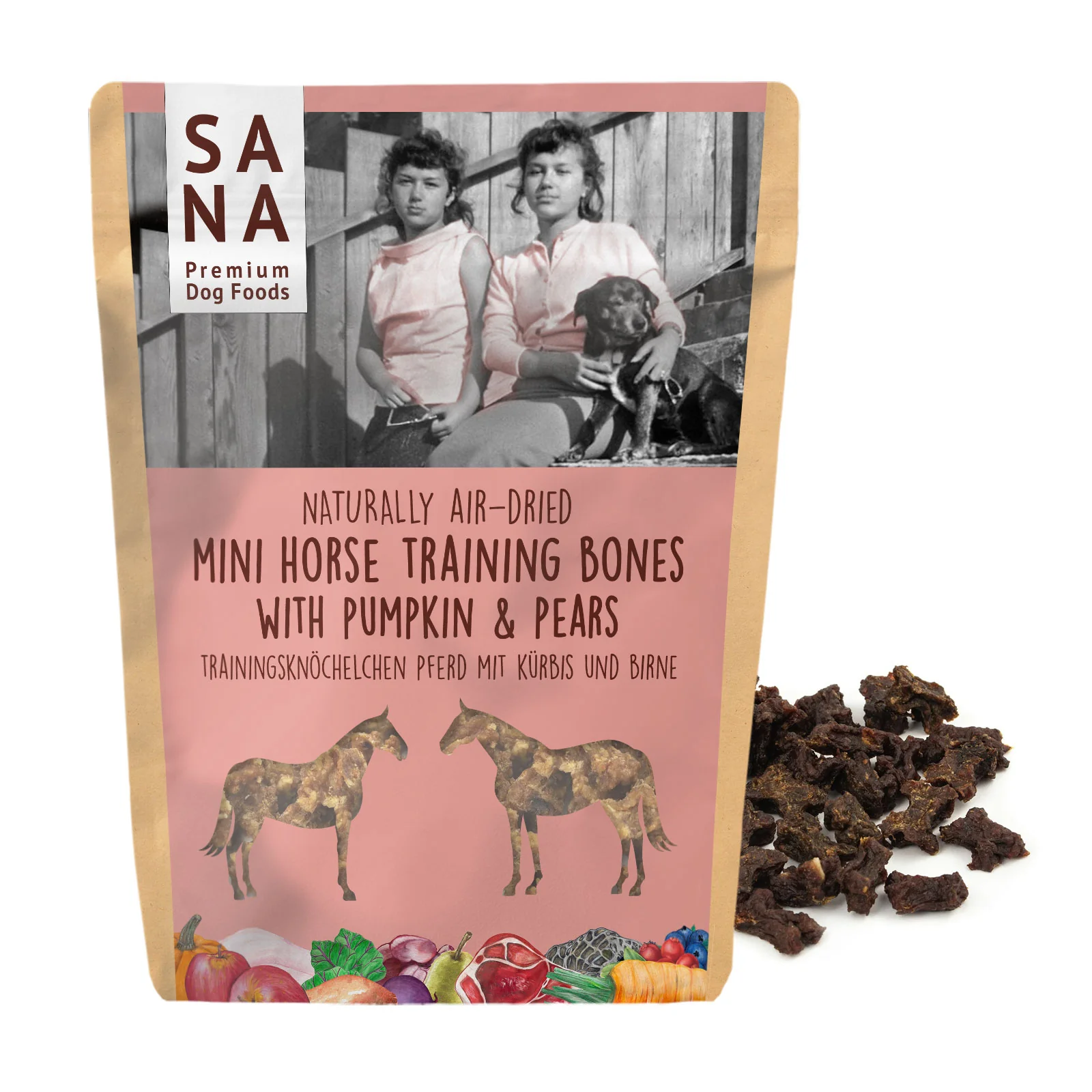 Friandises de cheval potiron et poire -SANA