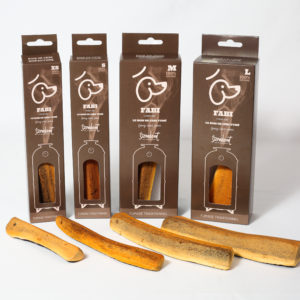 Bois de cerf  en  biseau fumé FABY Évident