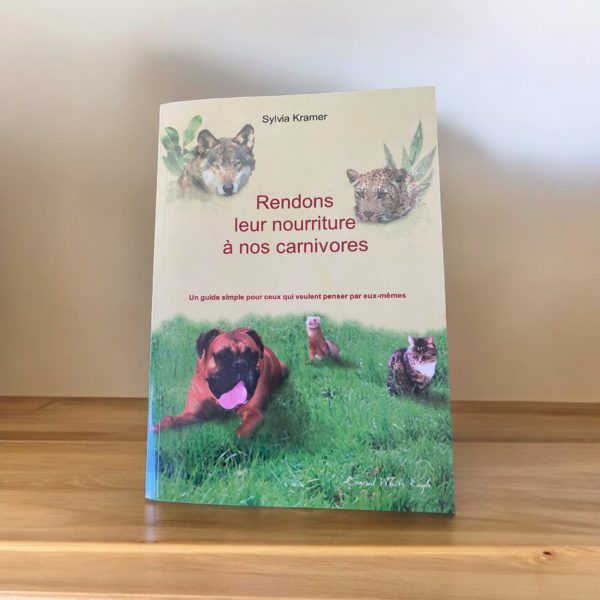 Livre Stop à la malbouffe croquettes de nos chiens  et chat de Sylvia Kramer