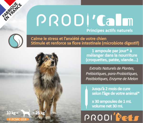 Prodi’Calm Chien – Probiotiques Et Extrait Végétaux Contre Le Stress Et L’anxiété