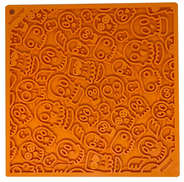 TAPIS DE LÉCHAGE SODAPUP - MOTIF ZOMBIE ORANGE