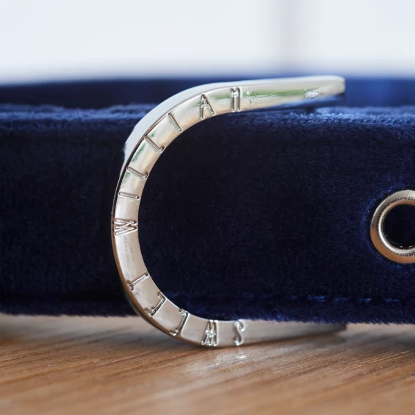 Collier pour chien - Navy Velvet – Image 3