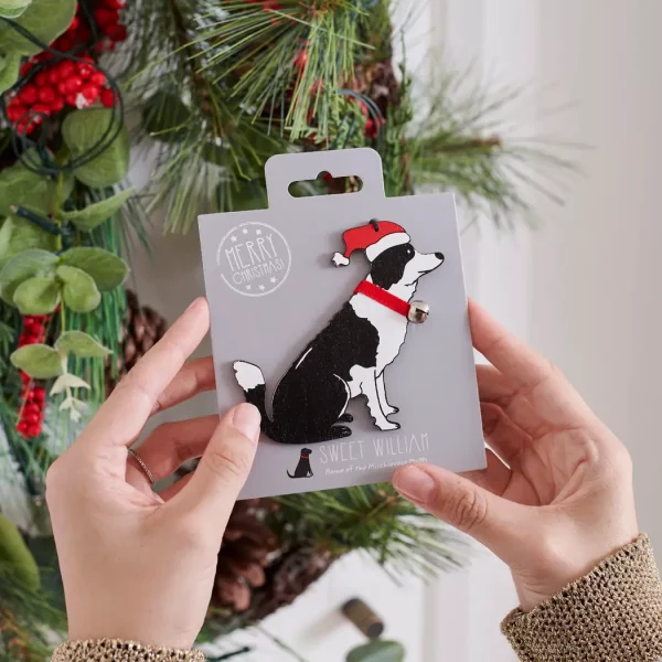 Décoration de Nöel - Border collie