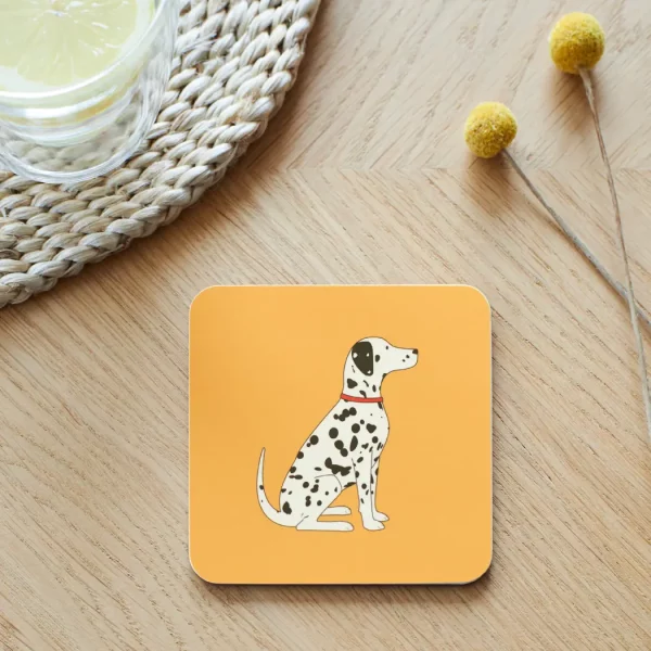Sous verre  Dalmatien assis