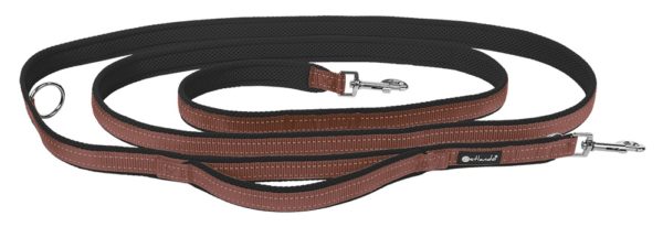 Laisse outdoor ajustable avec poignée de sécurité Moka  - Petlando – Image 2
