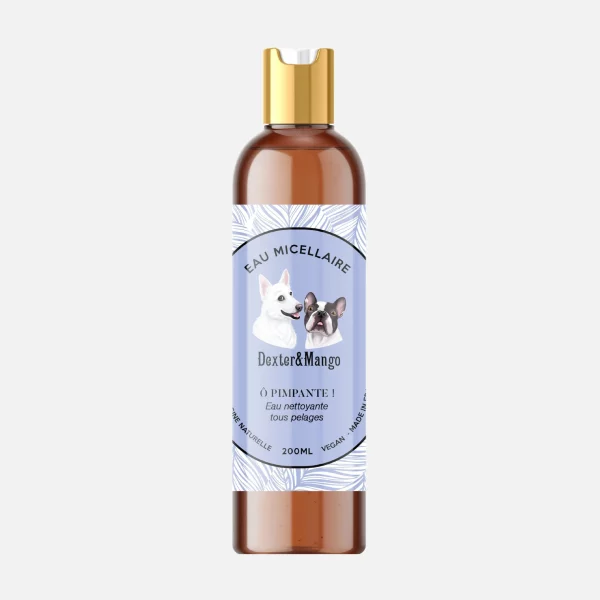 Eau micellaire pour chien nettoyante : Ô Pimpante ! Dexter & Mango