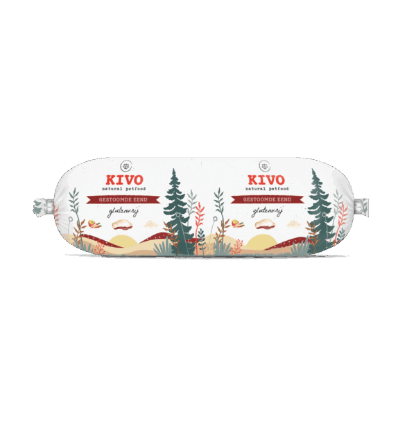 Kivo Canard cuit à la vapeur  600 gr