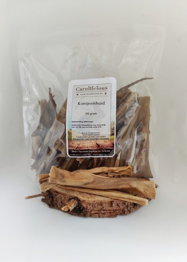 Peau de lapin 250gr Carnilicious