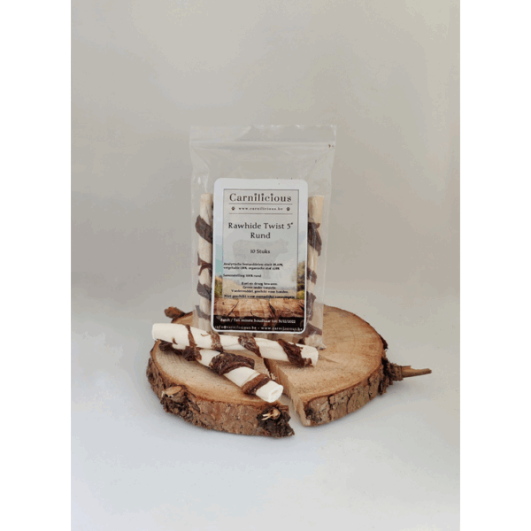 Rawhide Twist de  Boeuf 10 pièces 11 cm  Carnilicious
