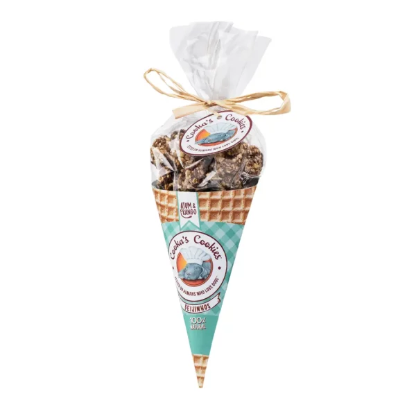 Friandises croquantes et naturelles pour chiens au poulet et au thon Beijinhos Cooka's  Cokkies