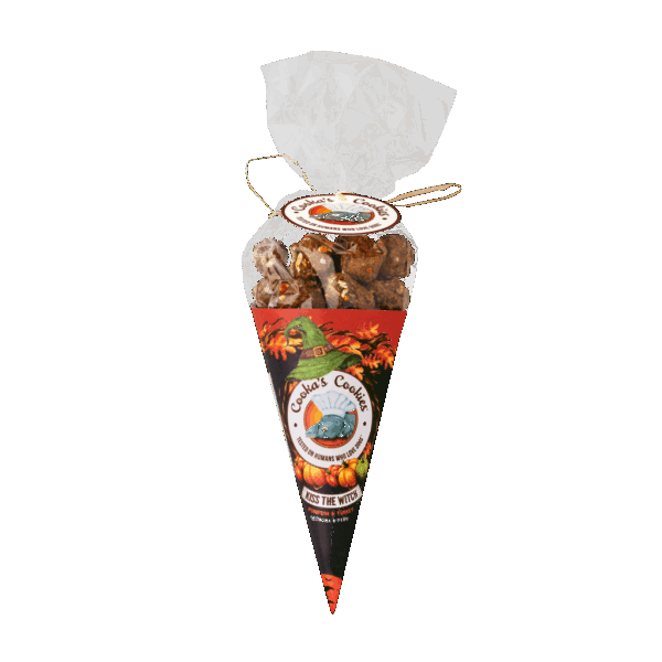 Friandise embrasse la sorcière Cooka's Cookies