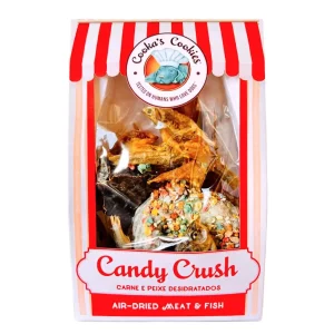 Candy Crush Pack - Viandes et poissons séchés avec dogfetti Beijinhos Cooka's Cookies
