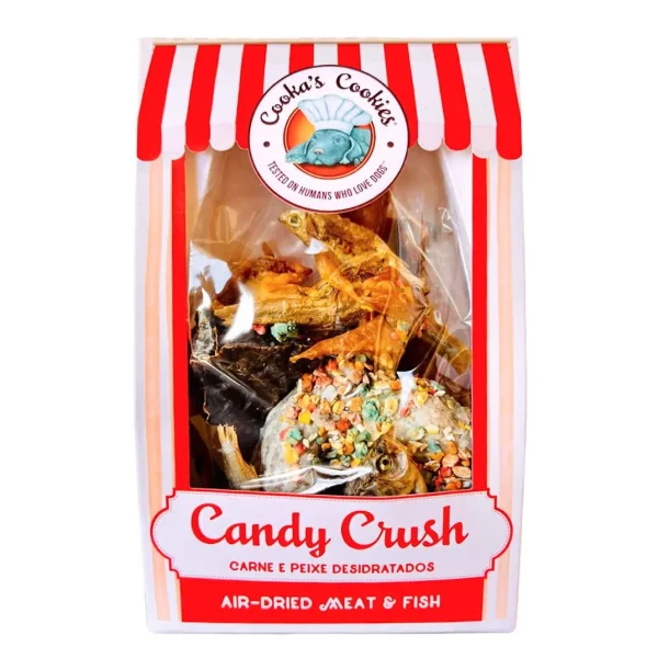 Candy Crush Pack - Viandes et poissons séchés avec dogfetti Beijinhos Cooka's Cookies