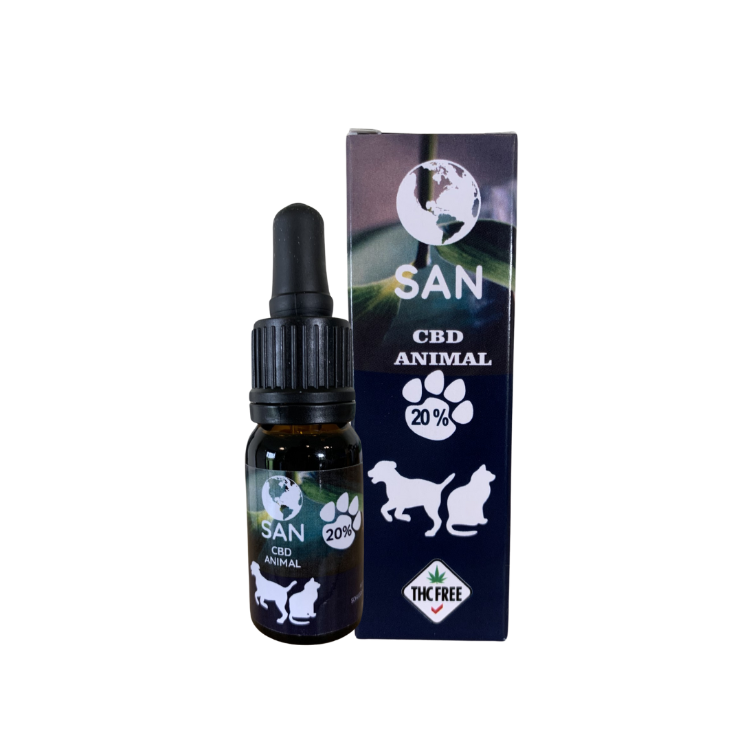 Huile de CBD Chien et Chat San 20%