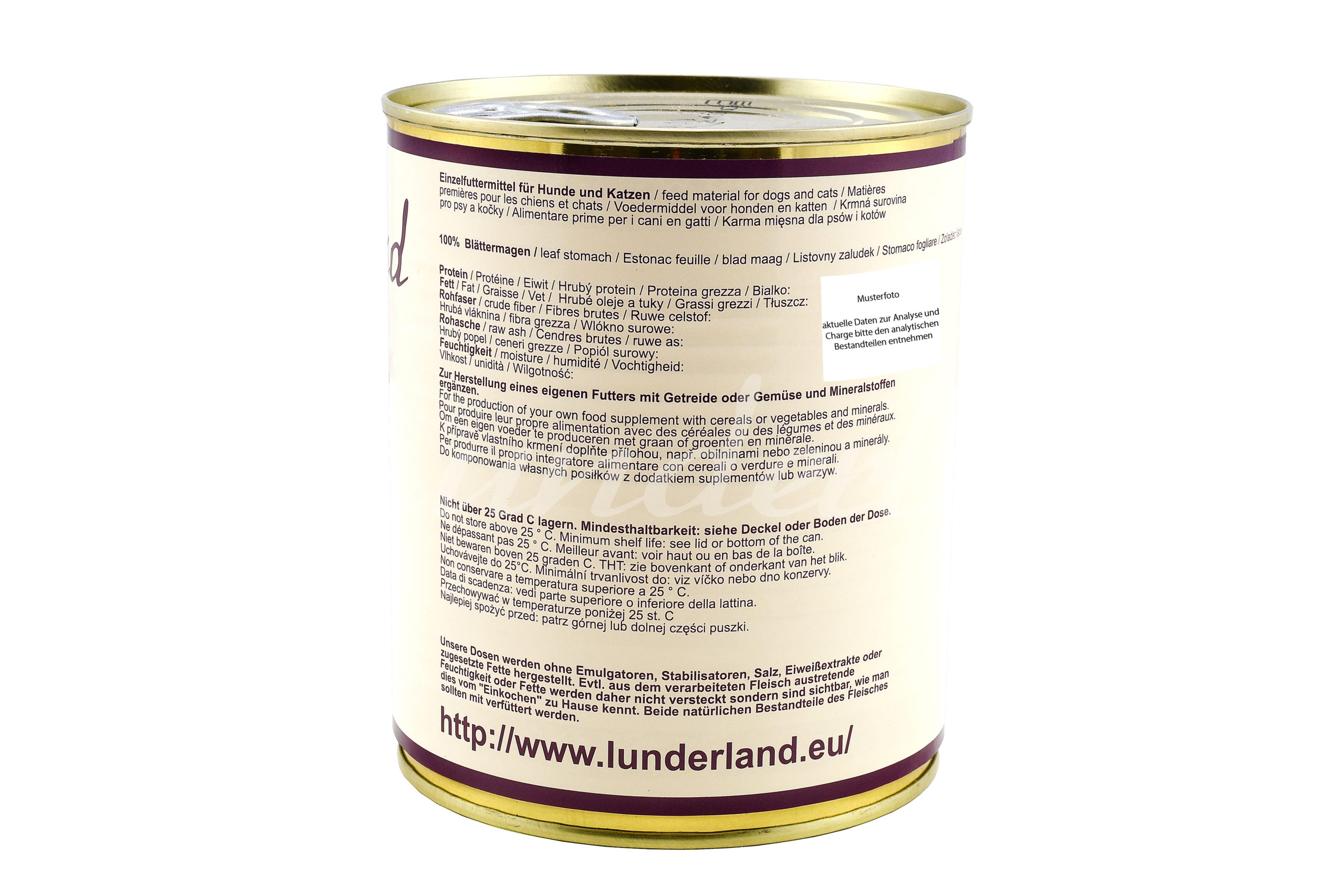 Estomac de bœuf en boîte – 300 g Lunderland – Image 3