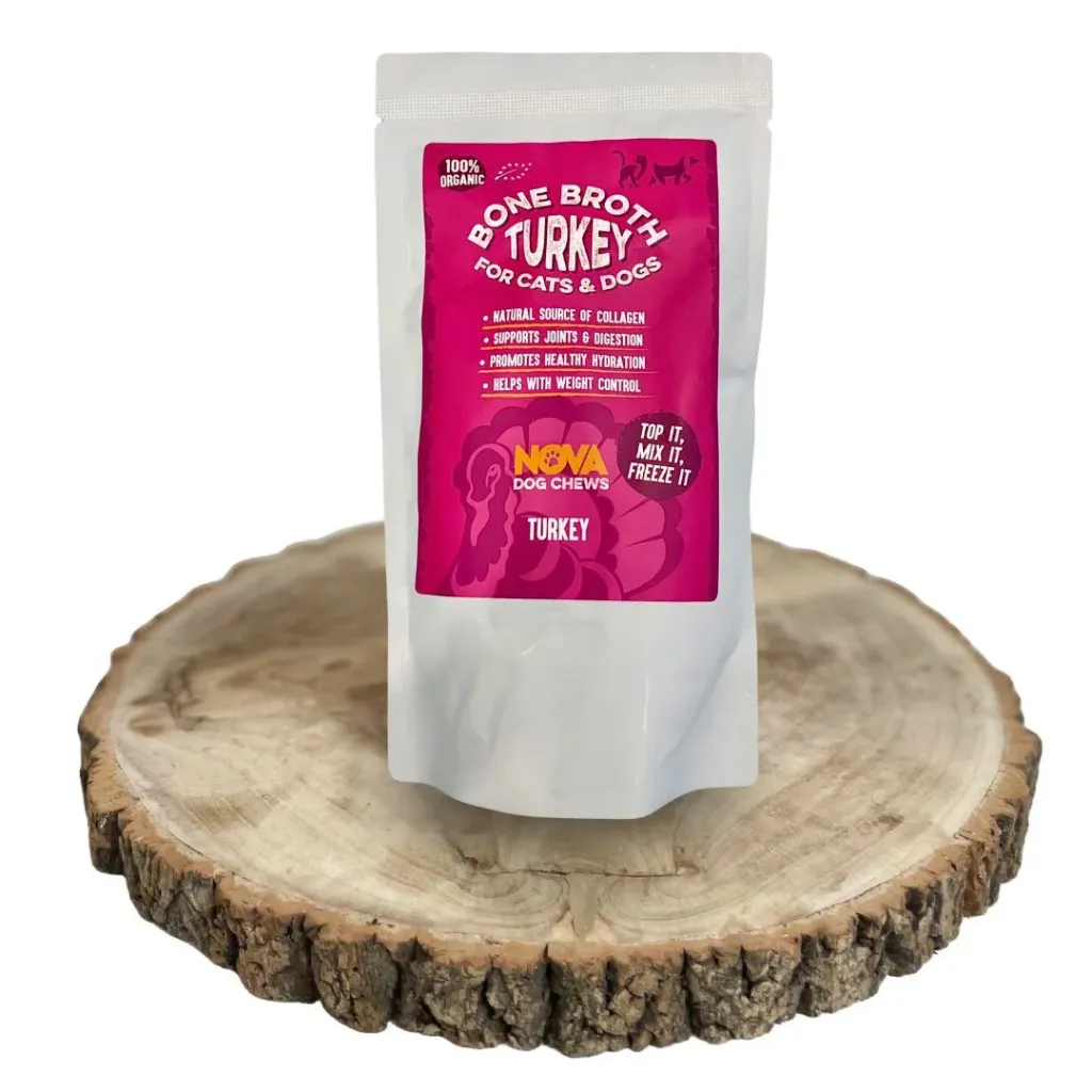 Bouillon d'os de dinde 230 ml Nova dog